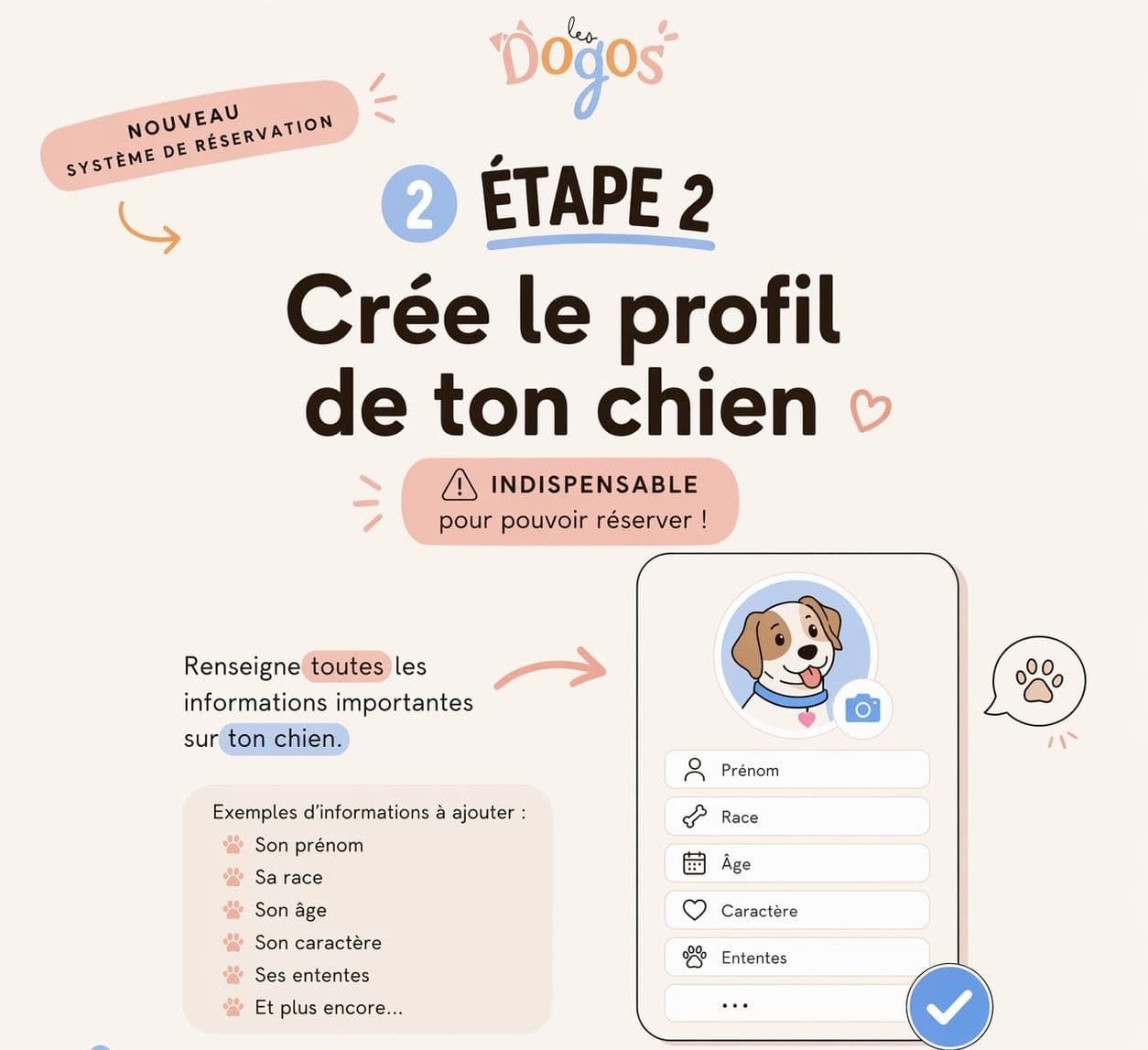 Faites le profil de votre compagnon